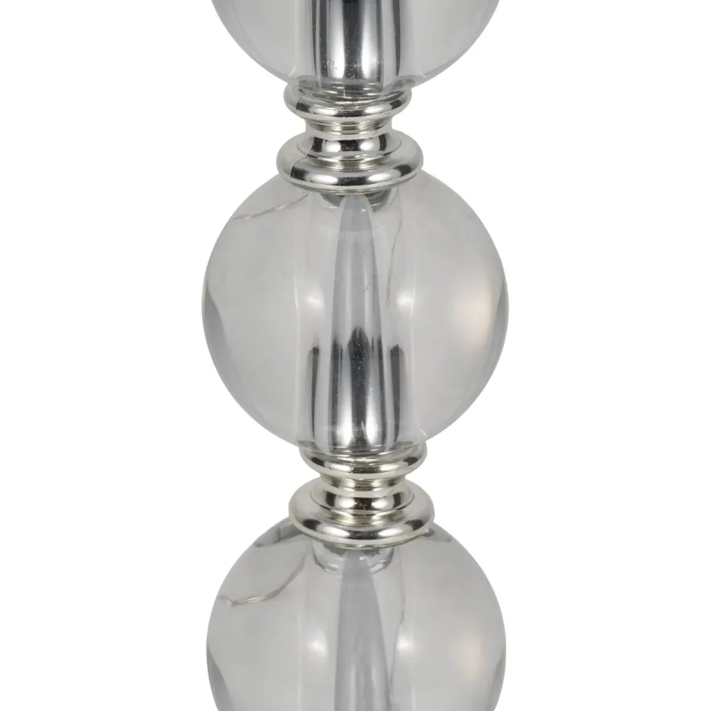 GUNNHAVEN SET OF 2 SILVER LAMPS 22 (IN)