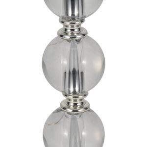 GUNNHAVEN SET OF 2 SILVER LAMPS 22 (IN) 5