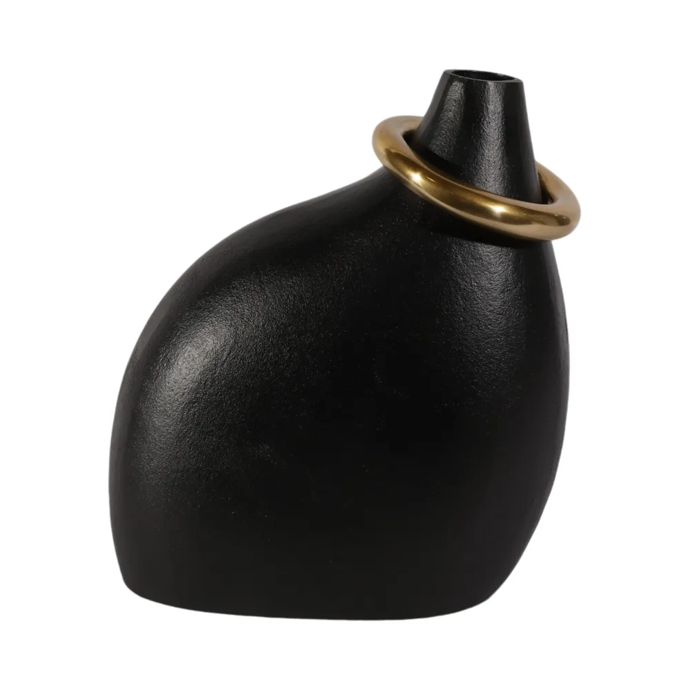 ENOCHCROSS BLACK VASE 14 (IN)