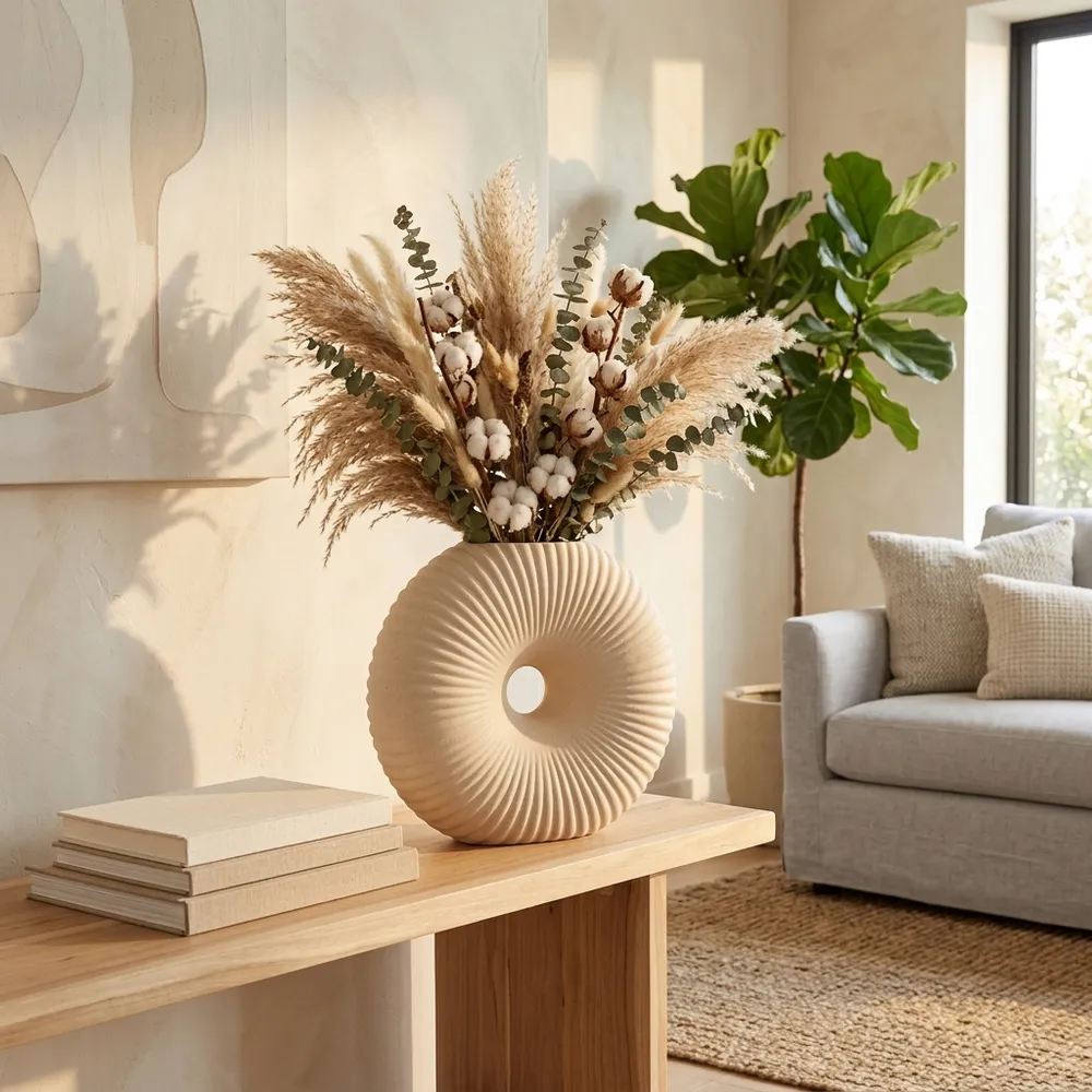 BERGENROSE IVORY VASE 9 (IN)