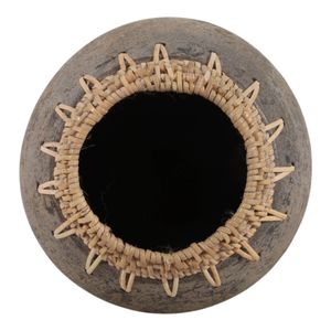 BYRONHOLM BLACK VASE 13 (IN) 9