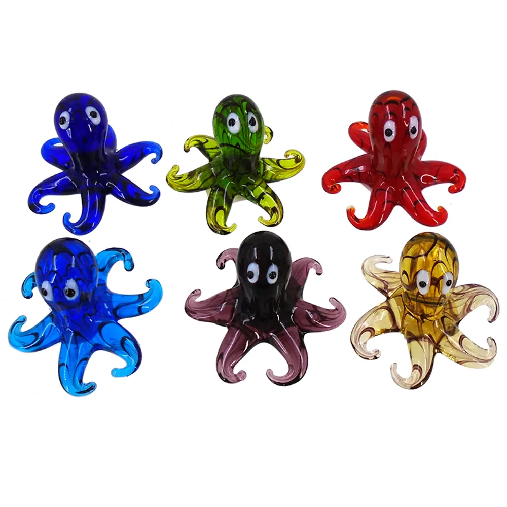 1-3/4" OCTOPUS PAPER WEIGHT 6-ASST