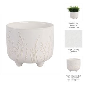 WRENHAM IVORY PLANTER 5 (IN) 10