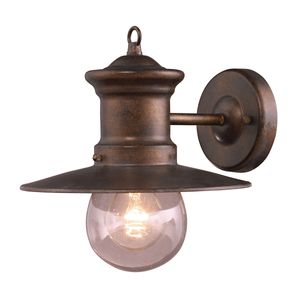 Maritime 10'' High 1-Light Outdoor Sconce - Hazelnut Bronze 1