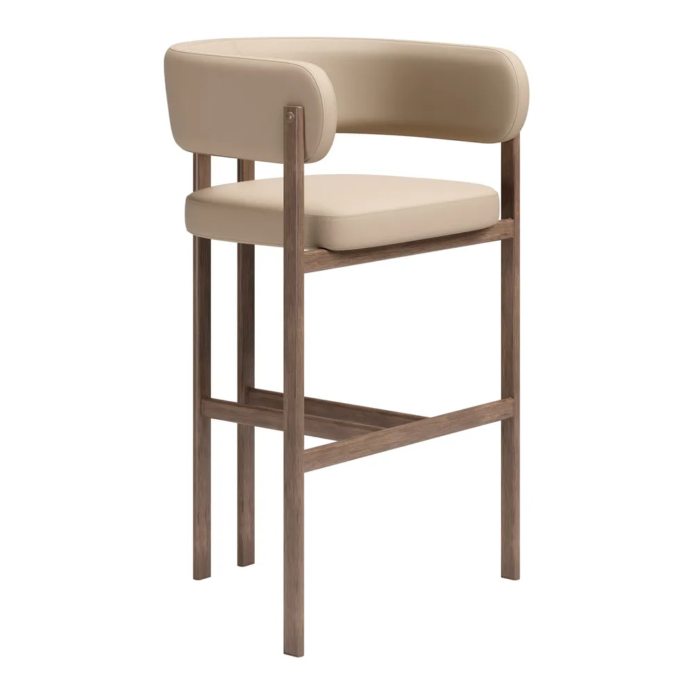 Ruge Barstool Beige