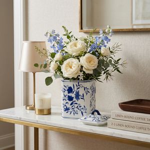 PEARLWORTH BLUE CHINOISERIE 9 (IN) 11