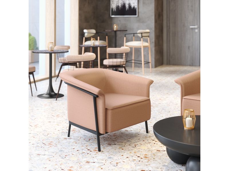 Burry Accent Chair Tan 2