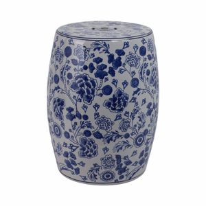 PEYTONWELL BLUE GARDEN STOOL 18 (IN) 1