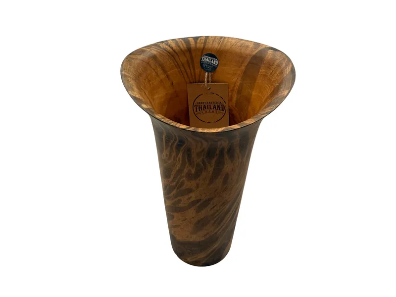 FLUTED VASE L 14.5IN 3