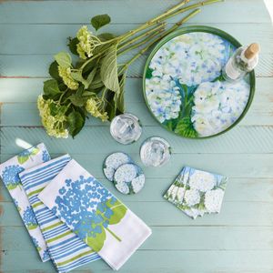 Hydrangea Cotton Kitchen Towel (Set Of 3) 6
