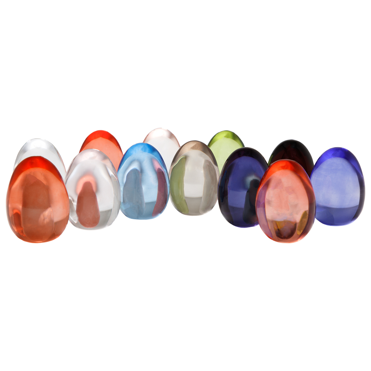 Chroma Acrylic Eggs -Set 12 6