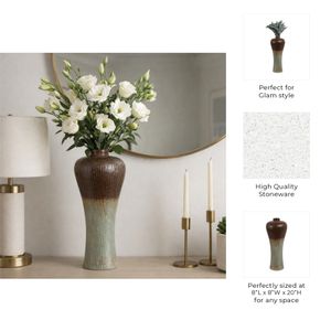 GAVINLAKE BROWN VASE 20 (IN) 10