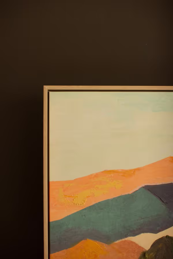 Set of 2 Framed Landscapes Paintings
