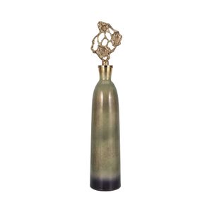 BECKETTWELL GOLD GLASS VASE 41 (IN) 1