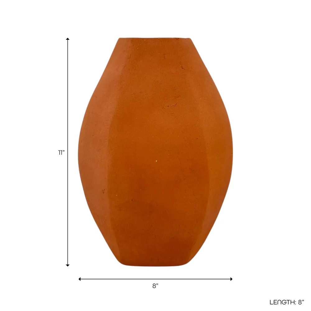 ROLANDHAM RED VASE 12 (IN)