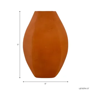 ROLANDHAM RED VASE 12 (IN) 9