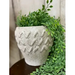 Checkered Vase 7x6.5in 1