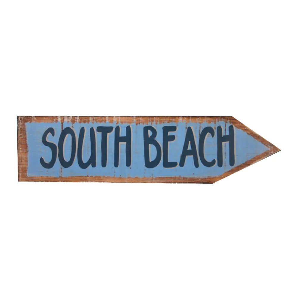 18-1/4" SOUTH BEACH ARROW SIGN