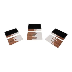 ZOEMOOR SET OF 3 IVORY BOXES 4 (IN) 9