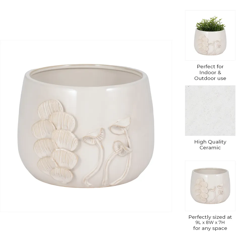 ELLERYSTONE IVORY PLANTER 7 (IN)