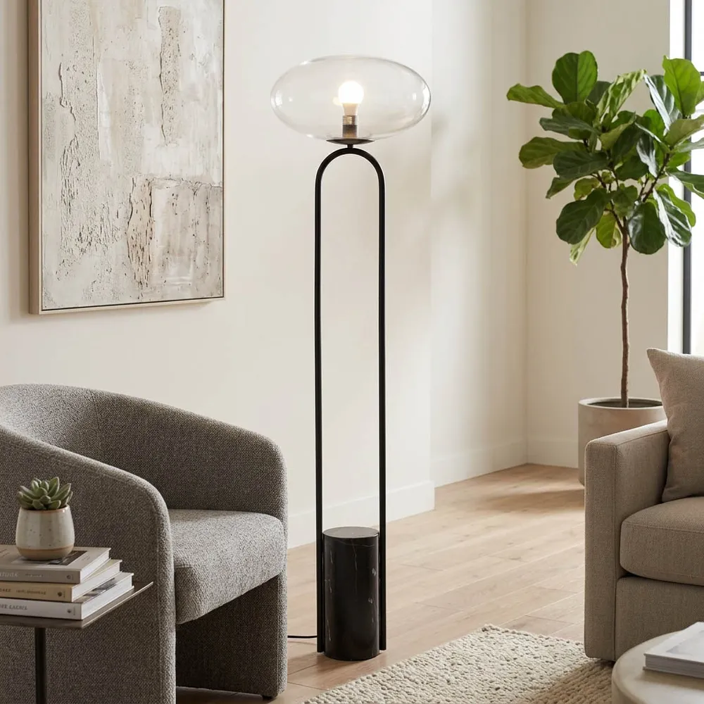 DORSEYOAK BLACK LAMP 58 (IN)