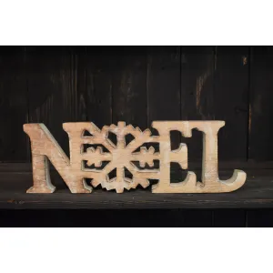 Noel Wooden Sign 15.5x5in 2