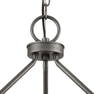 North Shore 24'' Wide 3-Light Outdoor Pendant - Iron 3