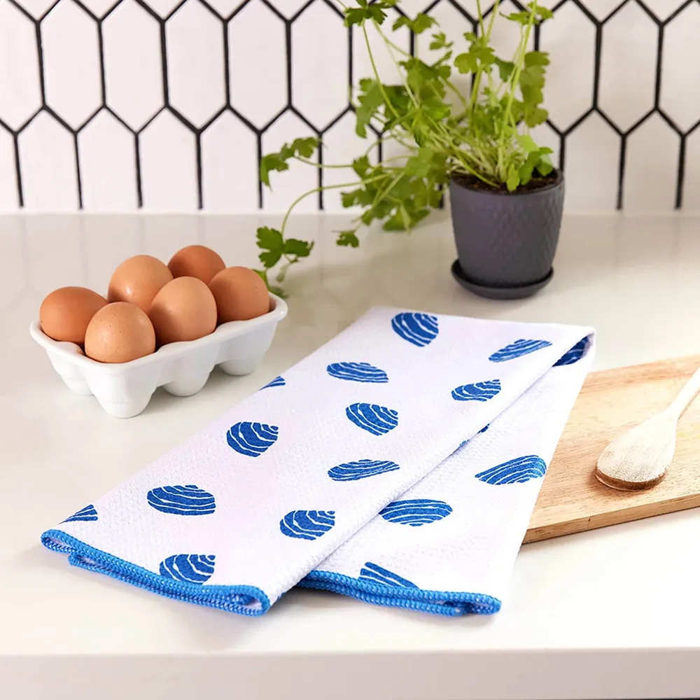 Clams Eco Kitchen Tea Towel