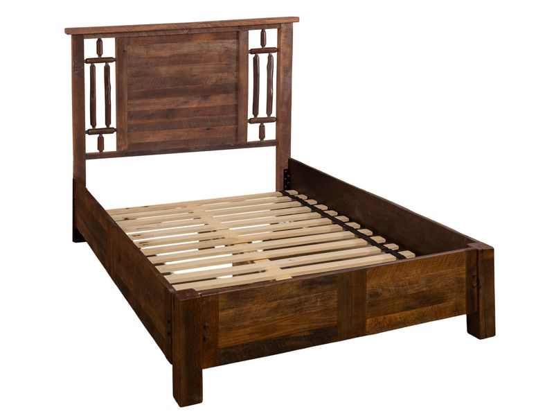 Appalachian Windowpane Bed with Rail System - Double 2