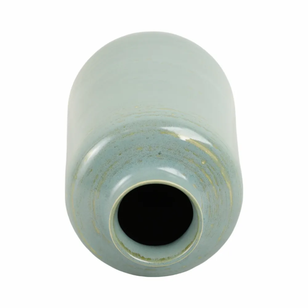 HOLLISSIDE GREEN VASE 12 (IN)