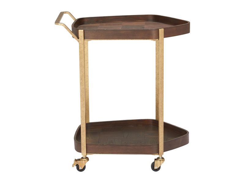 Stela Bar Cart Walnut 3