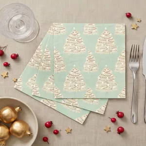 Fir Tree Paper Cocktail Napkins (Pack of 25) 3