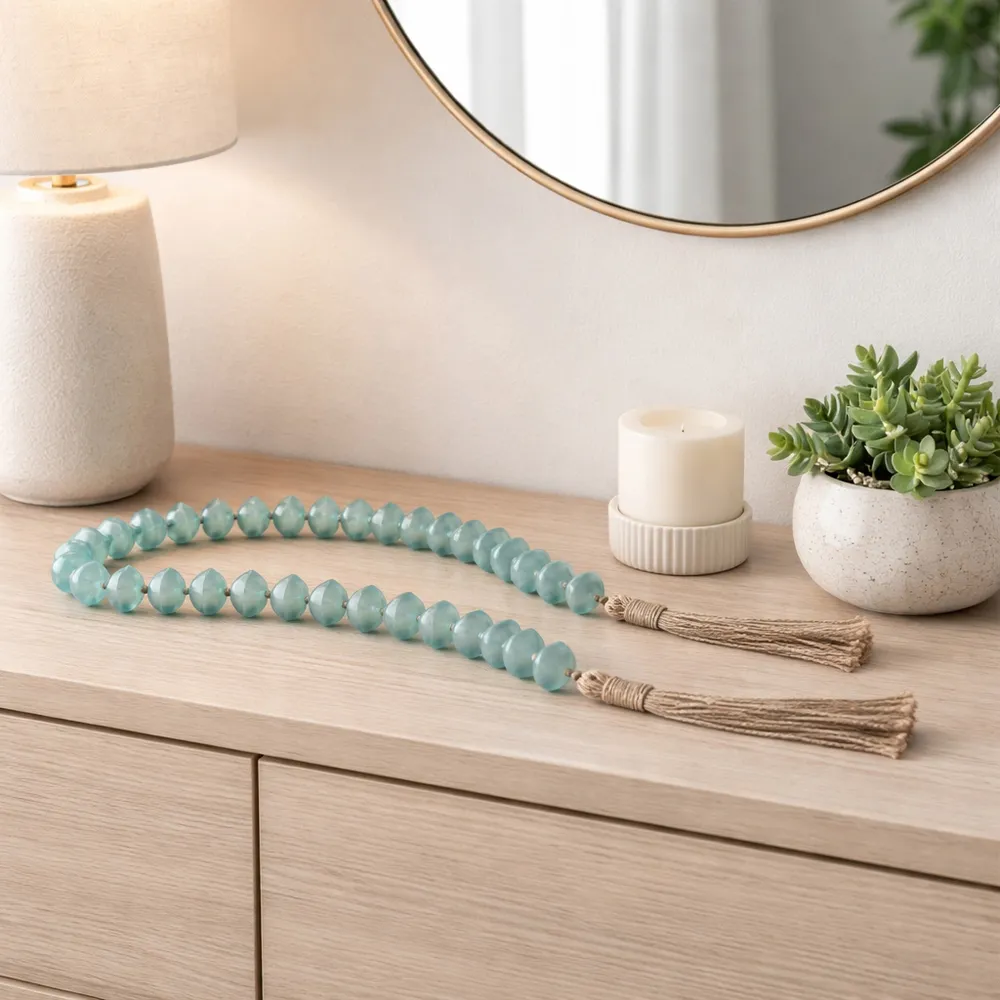 FLORAFIELD BLUE BEAD 2 (IN)