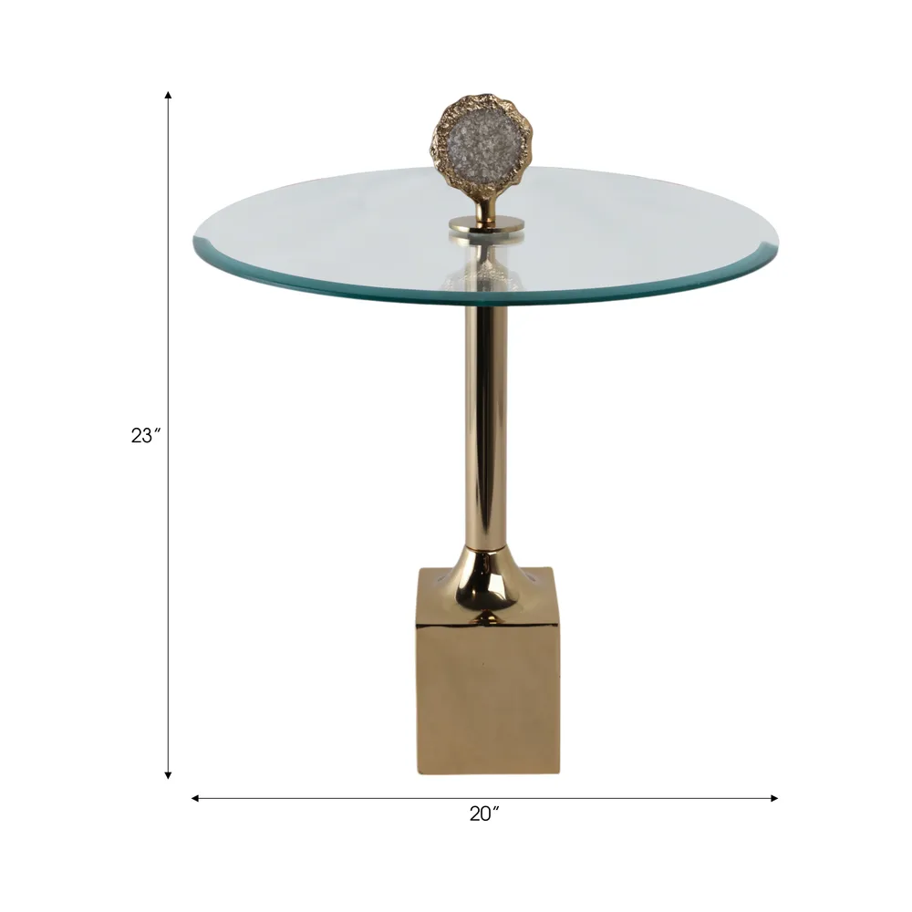 MERCER GOLD TABLE 23 (IN)