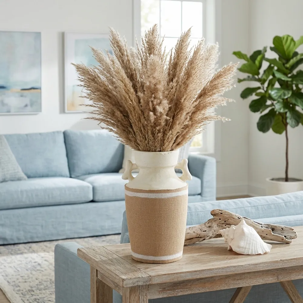 EMMETMORE IVORY VASE 17 (IN)