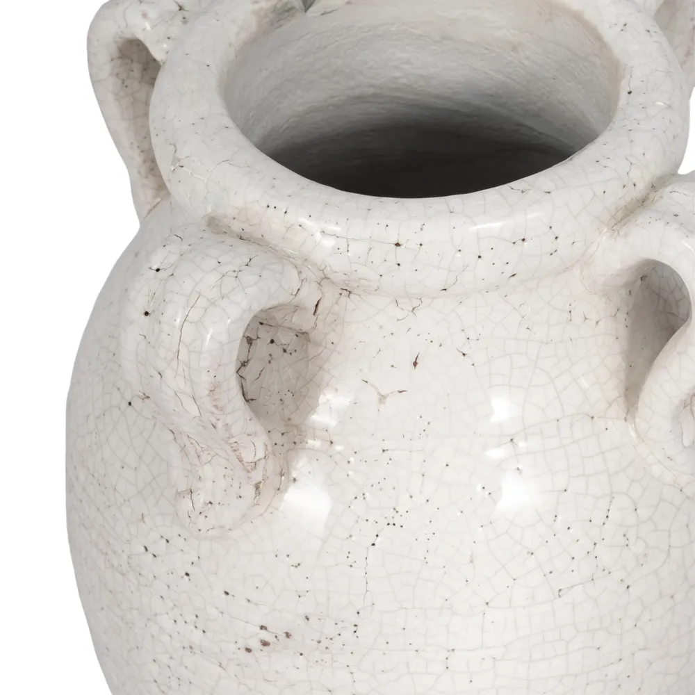 COHENWAY WHITE VASE 8 (IN)