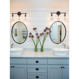 Jaelyn 21'' Wide 3-Light Vanity Light - Oil Rubbed Bronze 5