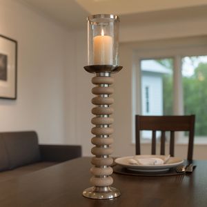 CULLENLAND TAN CANDLE HOLDER 25 (IN) 12