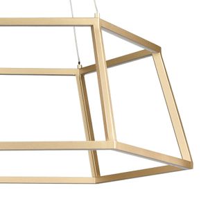Minimalist 21'' Wide Integrated LED Chandelier - Soft Gold 4