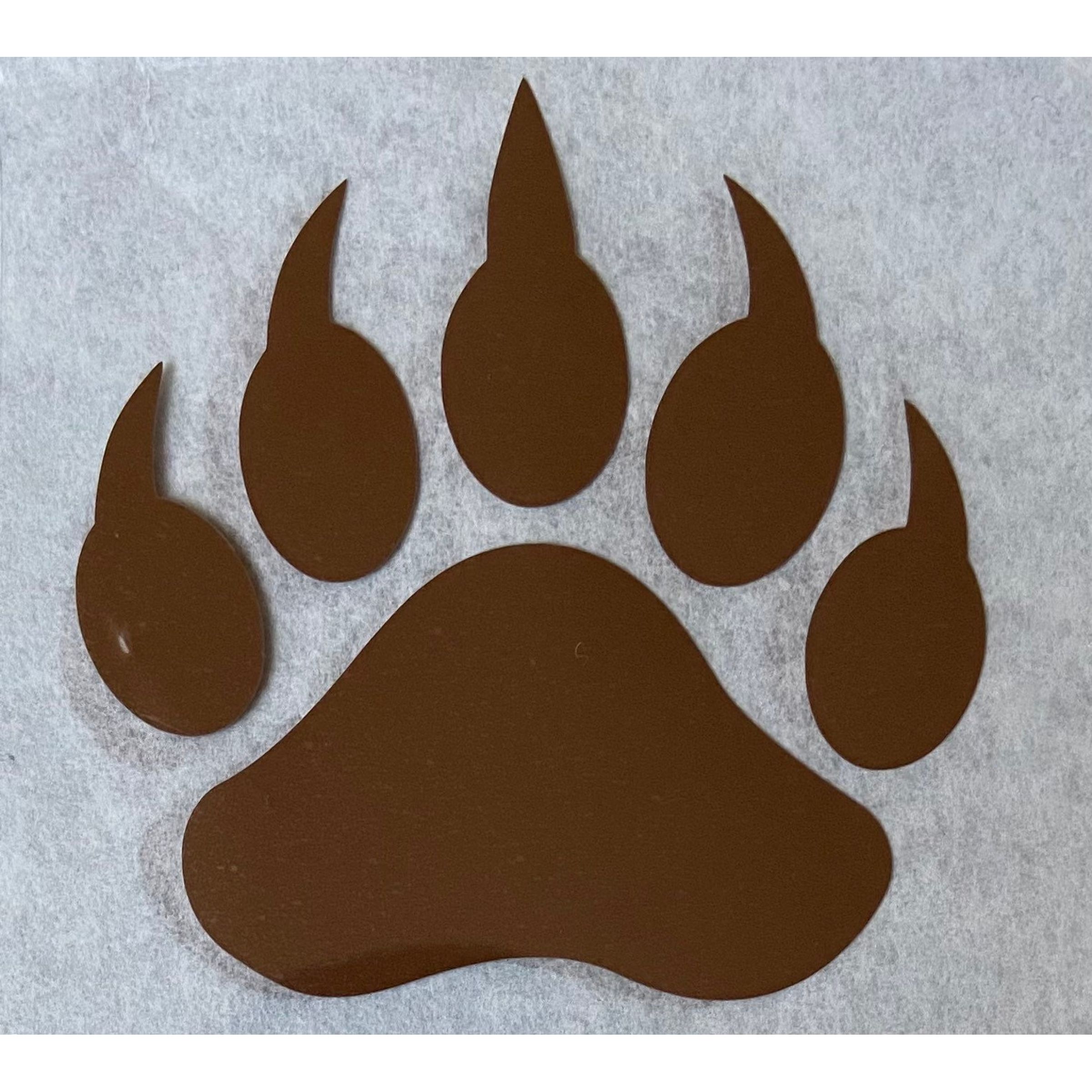 GLITTER MAGNET - BEAR PAW
