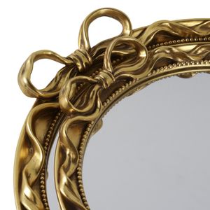 BRAMWIND SET OF 2 GOLD TRAY 2 (IN) 6