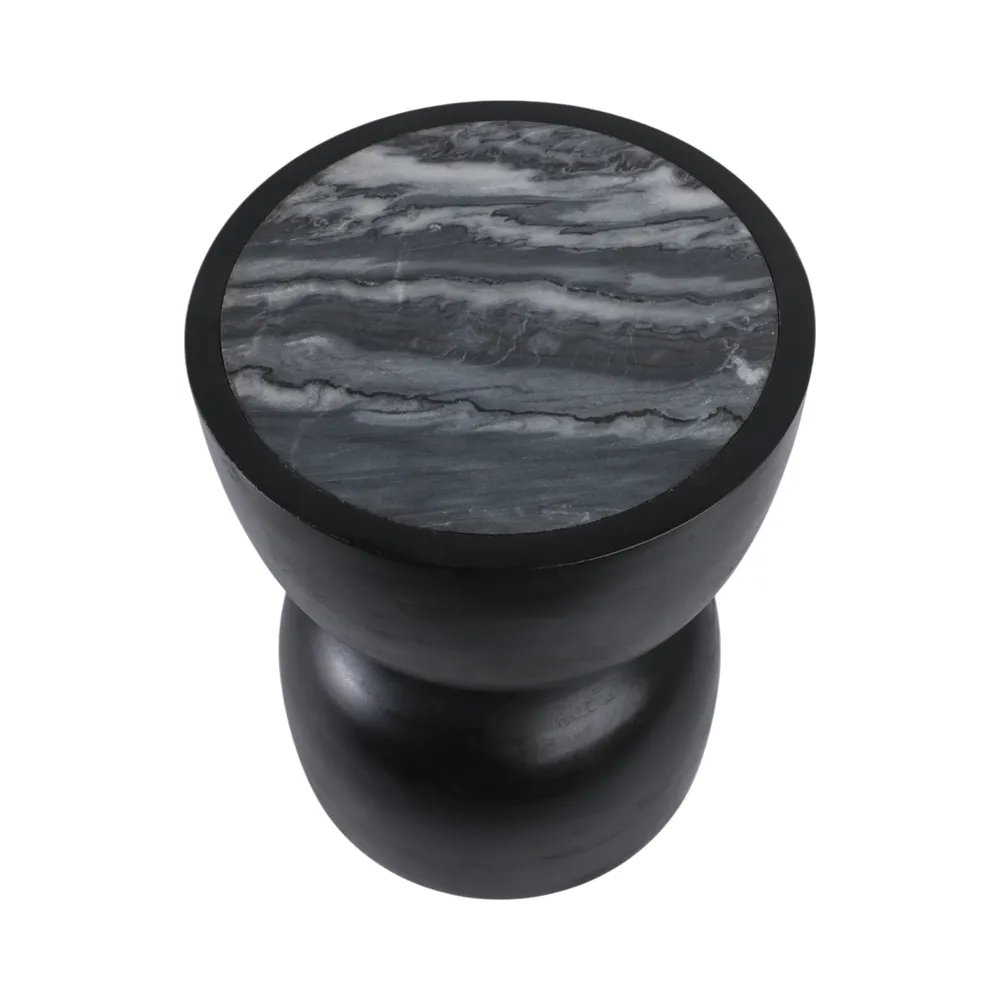 BRYSONBURN BLACK TABLE 18 (IN)