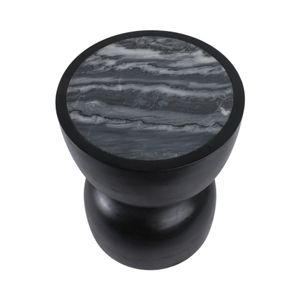 BRYSONBURN BLACK TABLE 18 (IN) 8