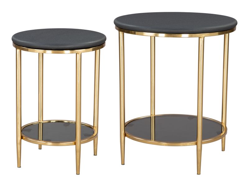 Koper Coffee Table Set Black 4