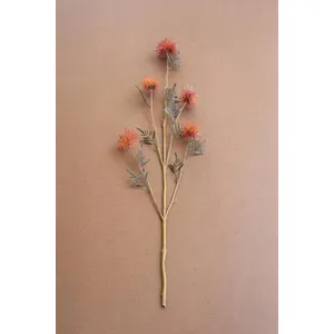 Artificial Orange Flower Spray 1