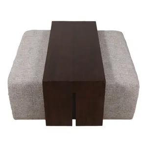 DRYDENFORD IVORY OTTOMAN 17 (IN) 9