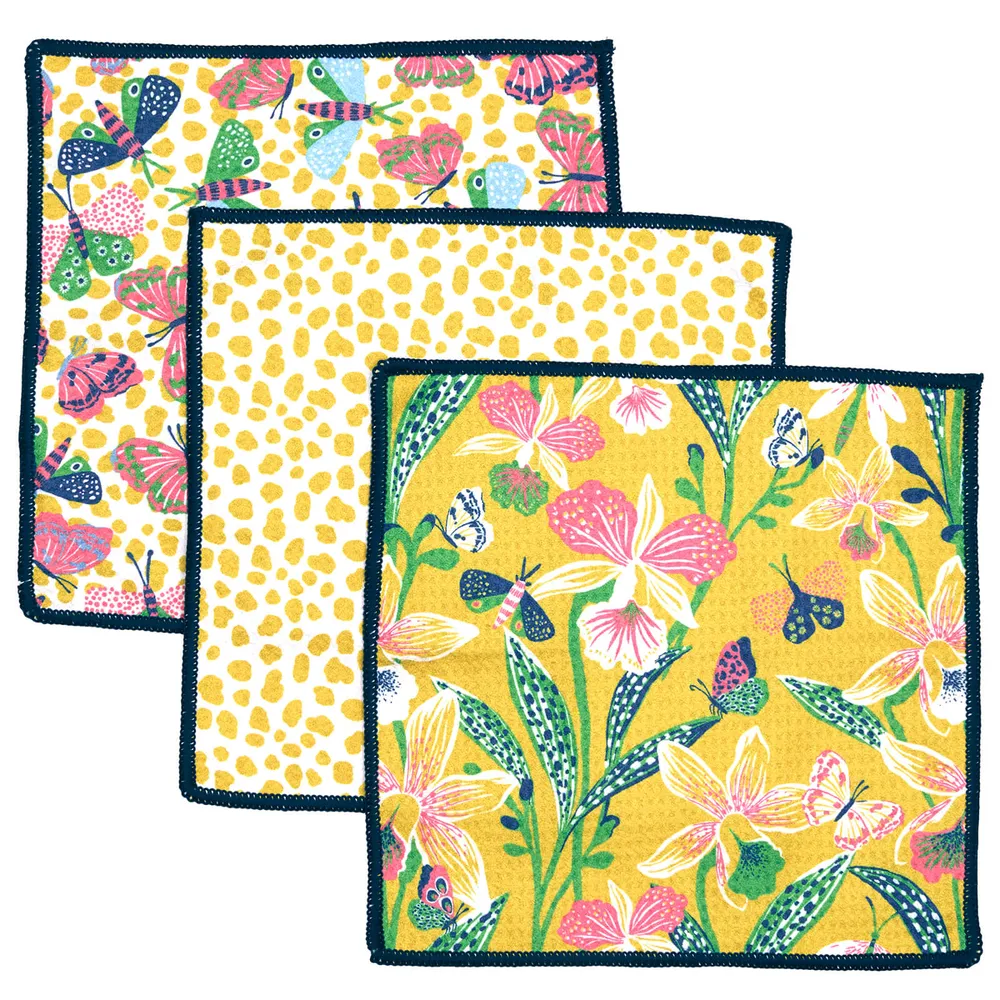 Bloom & Flutter blu Eco Dish Cloth (Set of 3)