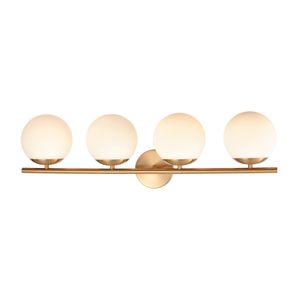 Hollywood Blvd 30'' Wide 4-Light Vanity Light - Satin Brass 3
