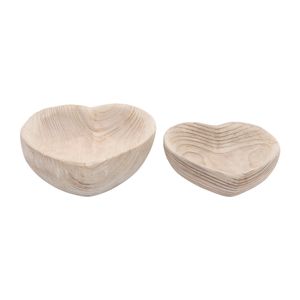DASHLAKE SET OF 2 BROWN BOWLS 3 (IN) 3