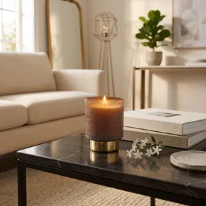 GUNNARCREST JASMINE ETCHED CANDLE 4 (IN) 2